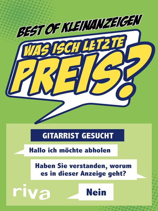 Title details for Was isch letzte Preis? by Best of Kleinanzeigen - Wait list